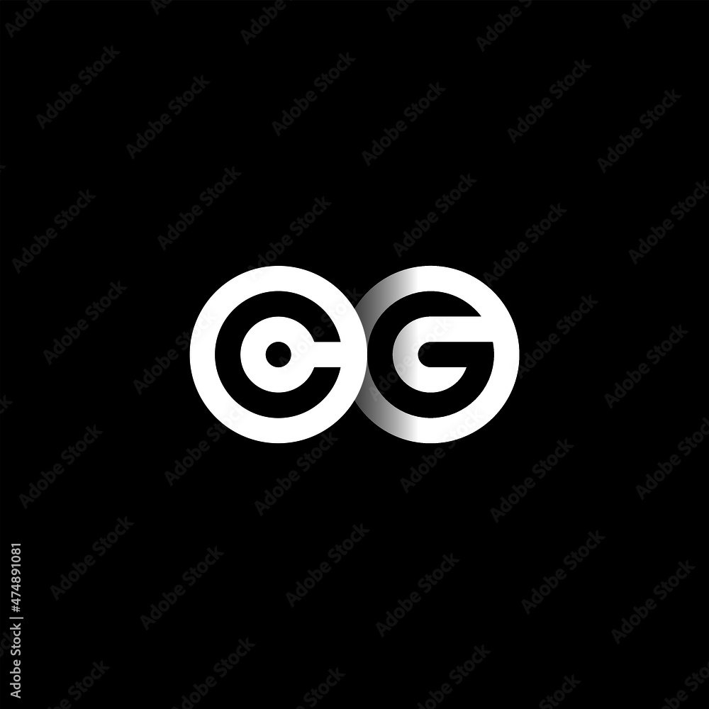 CG Letter Initial Logo Design Template Vector Illustration CG Letter Initial Logo Design Template Vector Illustration