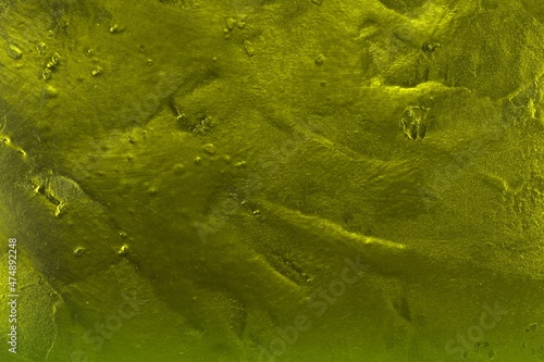 yellow old shining shaped venetian plaster texture - wonderful abstract photo background