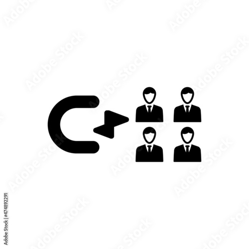 Attraction customers social icon