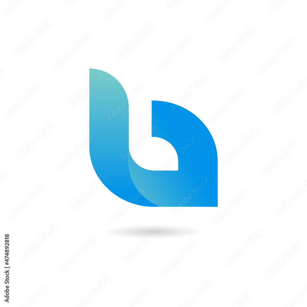 Abstract Initial Letter B Logo. Flat Vector Logo Design Template Element. Abstract Initial Letter B Logo. Flat Vector Logo Design Template Element.