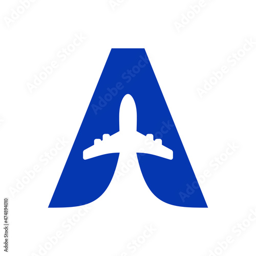 A Plane Logo can be used for company, icon, sign, and others.