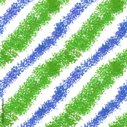 Seamless white background with green and blue strokes.