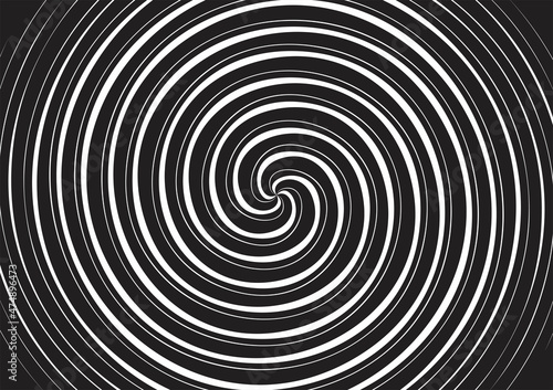 Simple black and white background with swirl line pattern