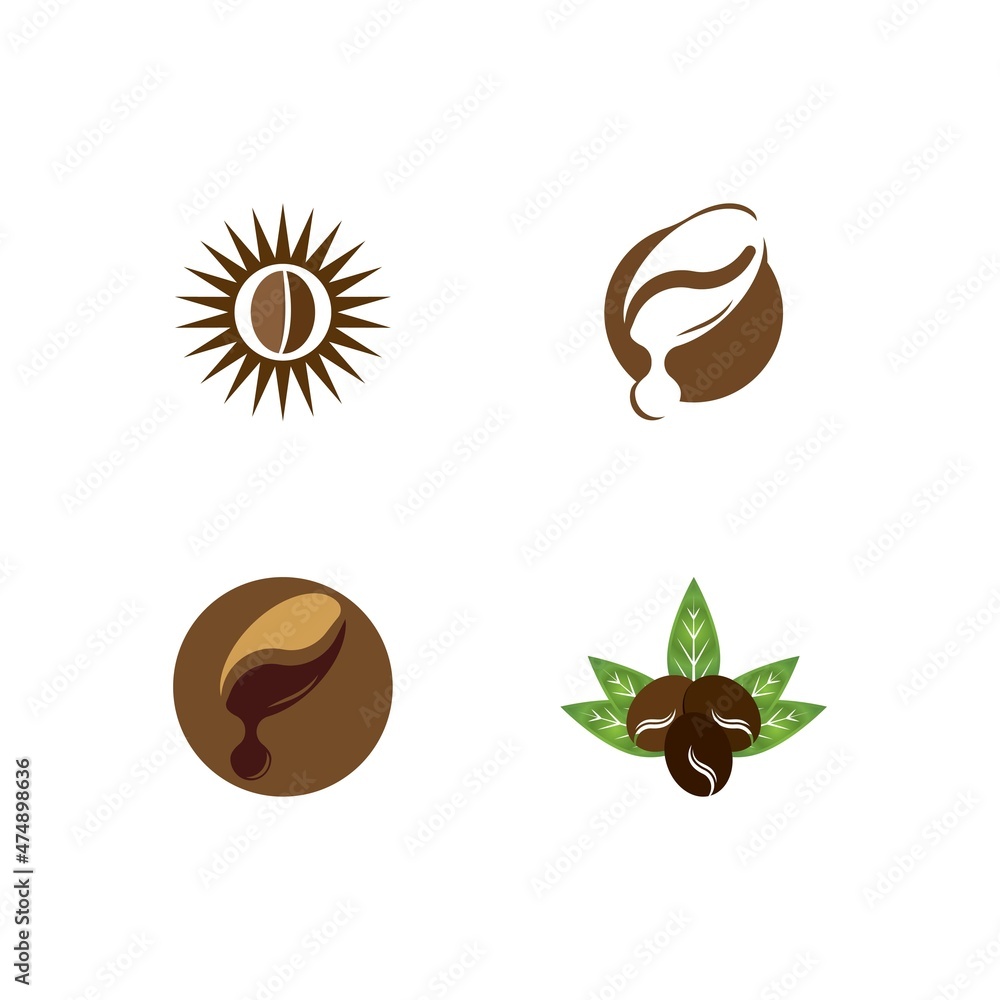coffee bean icon vector illustration coffee bean icon vector illustration
