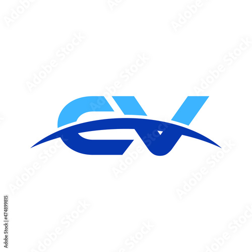 CV Logo can be used for company, icon, and others.