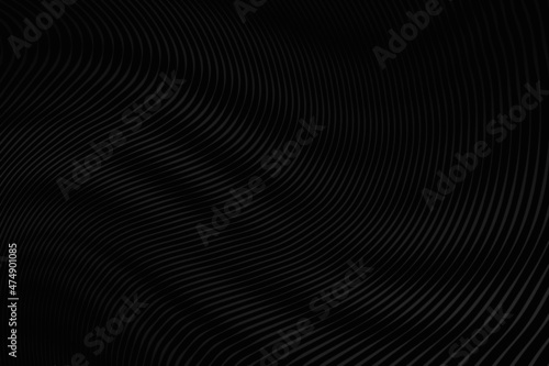 Fototapeta Naklejka Na Ścianę i Meble -  Black background with line curve design. Vector illustration. Eps10