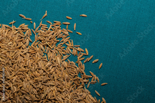 Tas de cumin en graine