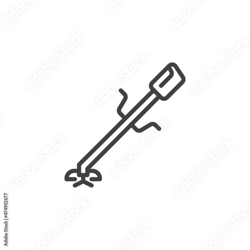Garden trimmer line icon