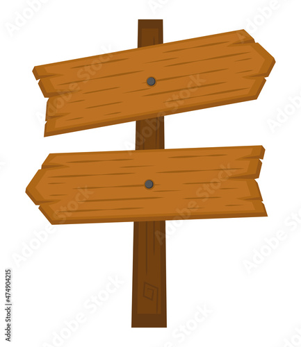 wooden arrows sign © djvstock