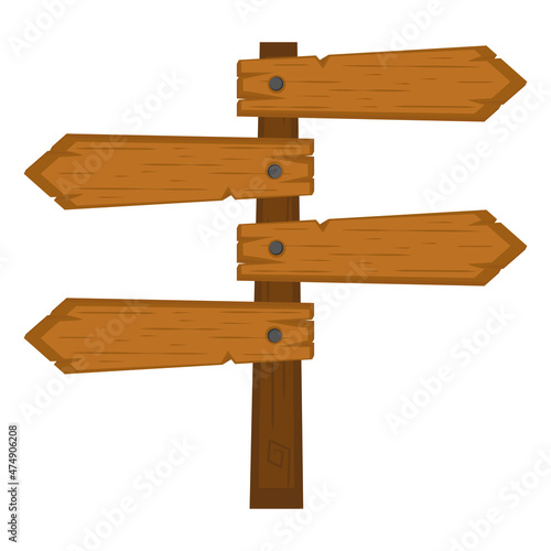 black wooden arrows sign © djvstock