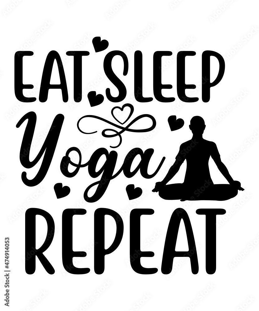 Yoga SVG Bundle, Cricut Files, Meditation Svg, SVG Files For Cricut