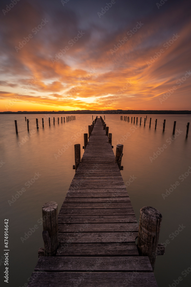 Obraz premium Ein feuriger Himmel