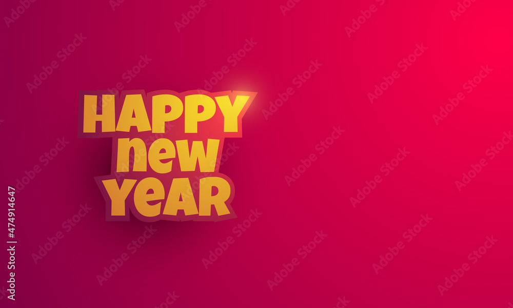 Happy new year greeting with free space for text Happy new year greeting with free space for text