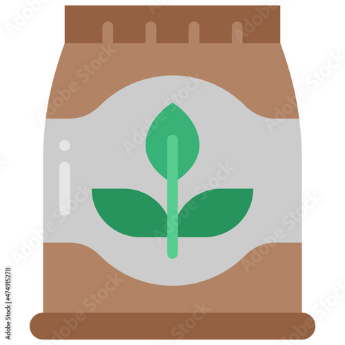 fertilizer flat icon