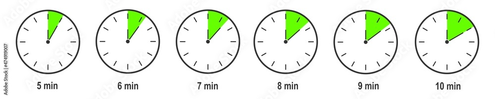 7 Minute Timer Countdown - Colorful 