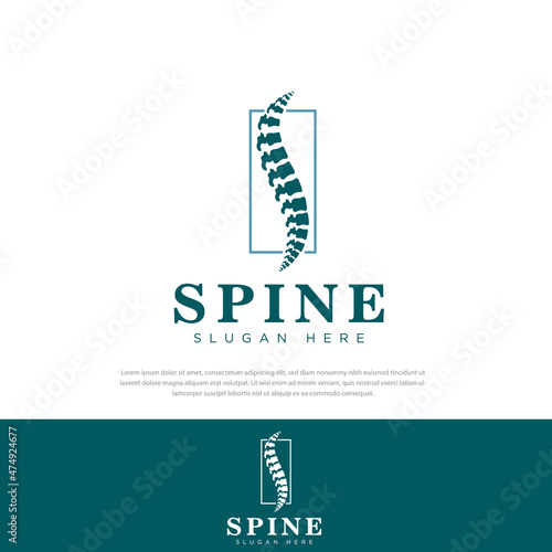 Spine for medical logo,bone symbol,icons,design templates