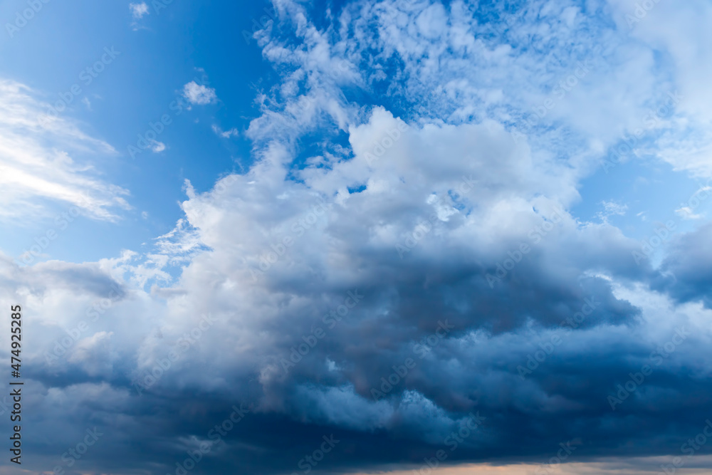 blue beautiful sky with clouds in the daytime blue beautiful sky with clouds in the daytime