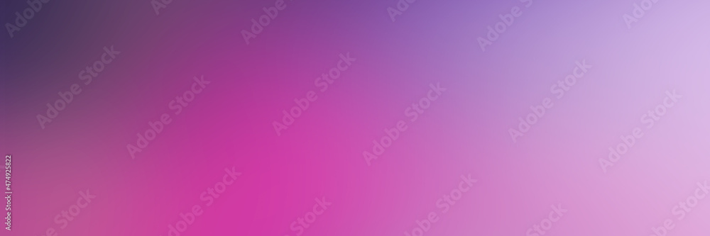 Banner with Smooth pink and lilac colors gradient background