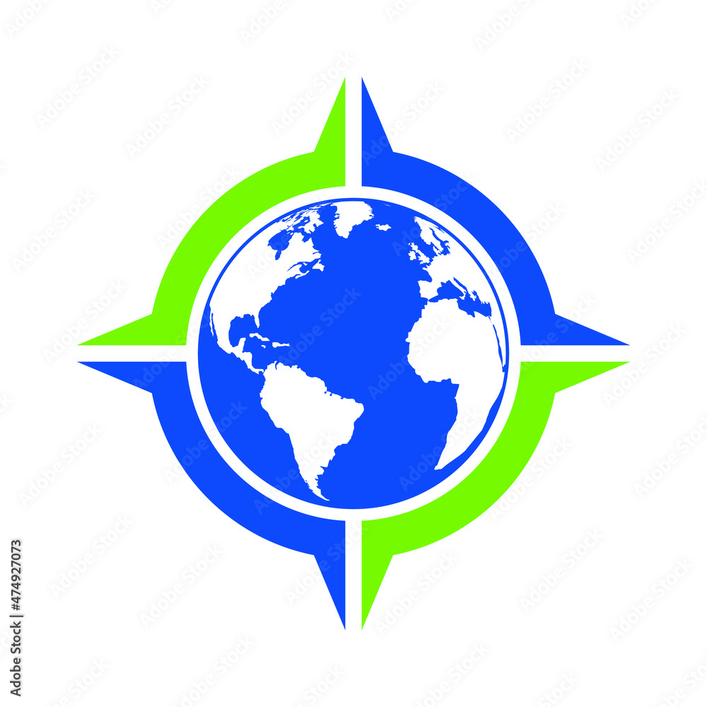 Global Logo can be used for company, icon, and others.