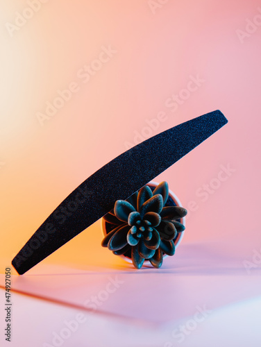 Nail files for manicure and pedicure photo