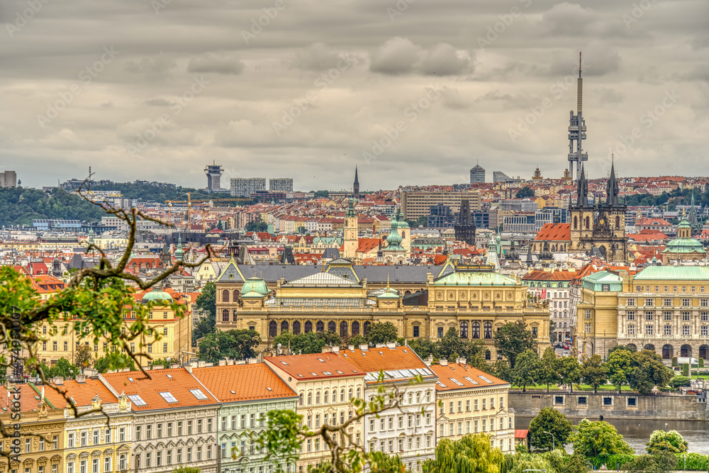 Prague cityscape, HDR Image