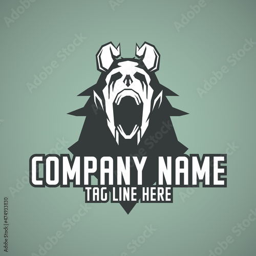 Logo template of the devil wails