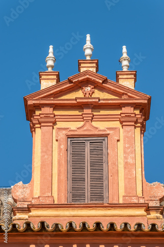 Detail from a building situated in the Alcazar of Sevilla