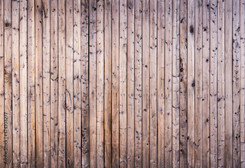 The texture of a wooden wall.