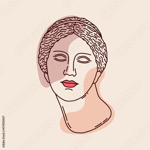 Greek goddess Athrodite