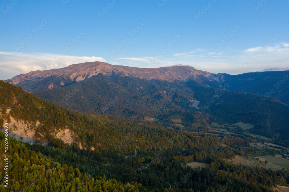The panoramic view of the Gorges du Verdon in Europe, France, Provence Alpes Cote dAzur, Var, in summer, on a sunny day. The panoramic view of the Gorges du Verdon in Europe, France, Provence Alpes Cote dAzur, Var, in summer, on a sunny day.