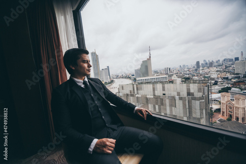 businessman person concept,...
