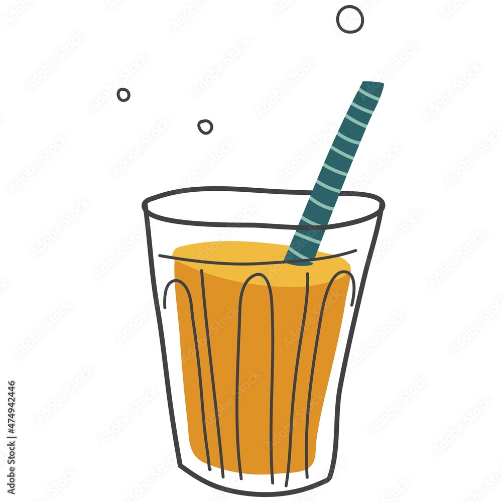 Cartoon minimal cocktail glass, celebration event drink , alcohol bar vector illustration Cartoon minimal cocktail glass, celebration event drink , alcohol bar vector illustration