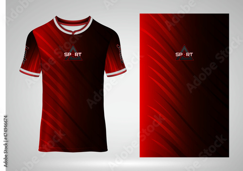 Sport background texture pattern. Sport pattern fabric textile. Sport jersey t-shirt. Soccer jersey mockup for sports club.
