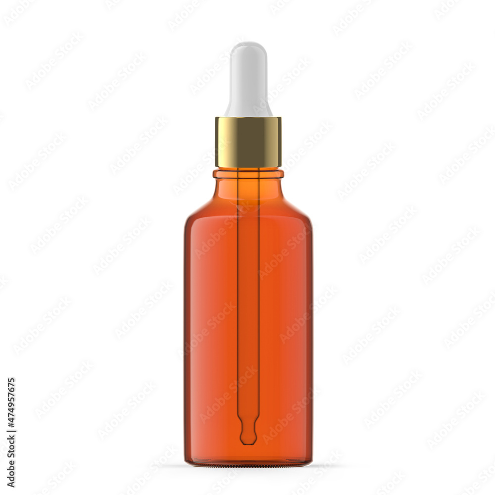 50ml 1 oz amber glass dropper bottle