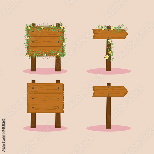 icons wooden guidepost