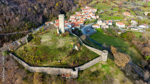 Castello di Comano | Vista aerea photo