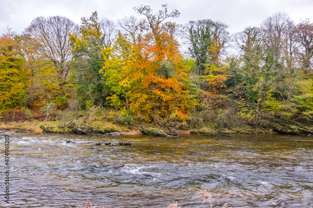 River Lune, Kirkby Lonsdale, Cumbria. Autumn 2021 River Lune, Kirkby Lonsdale, Cumbria. Autumn 2021