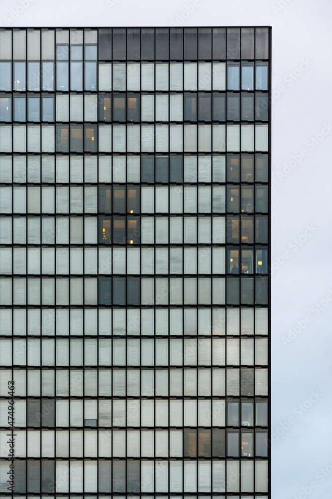 glass wall of a building glass wall of a building