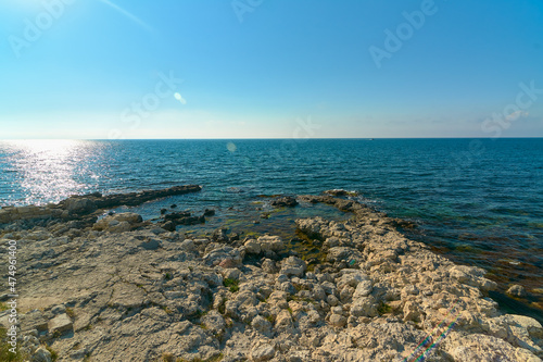 Crimean coast on a summer evening.
