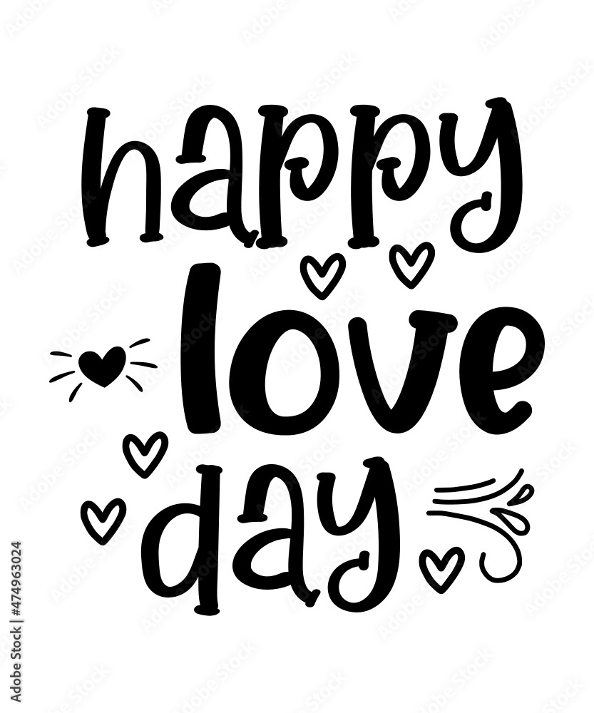 Fototapeta premium Valentine SVG Bundle, Valentine Bundle, Valentine's Day Bundle, Valentine svg, dxf, png instant download, Valentine Quote svg Bundle, Love