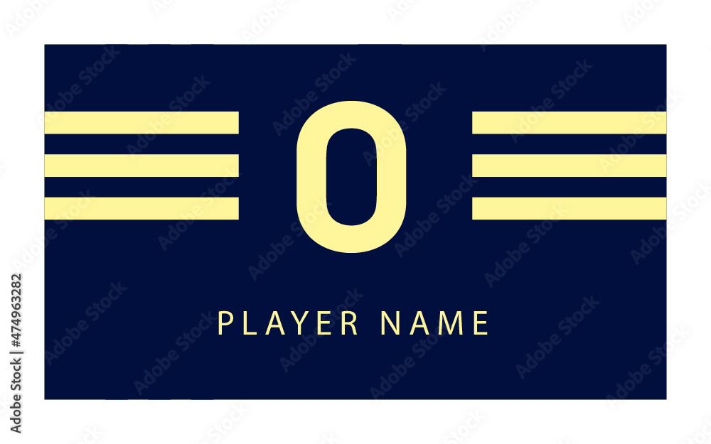 Obraz premium player id card 