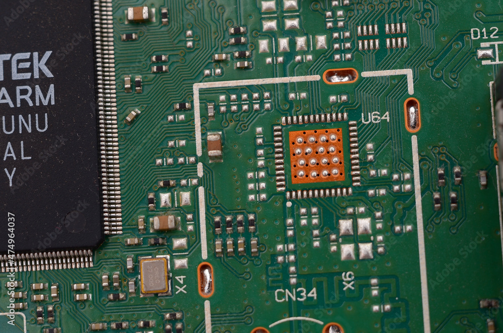 board spare parts electronic components electronics close-up board spare parts electronic components electronics close-up