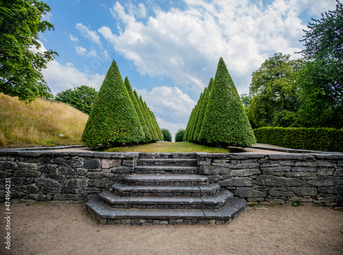 Gardens of Gunnebo palace in Mölndal, outside of Gothenburg, Sweden