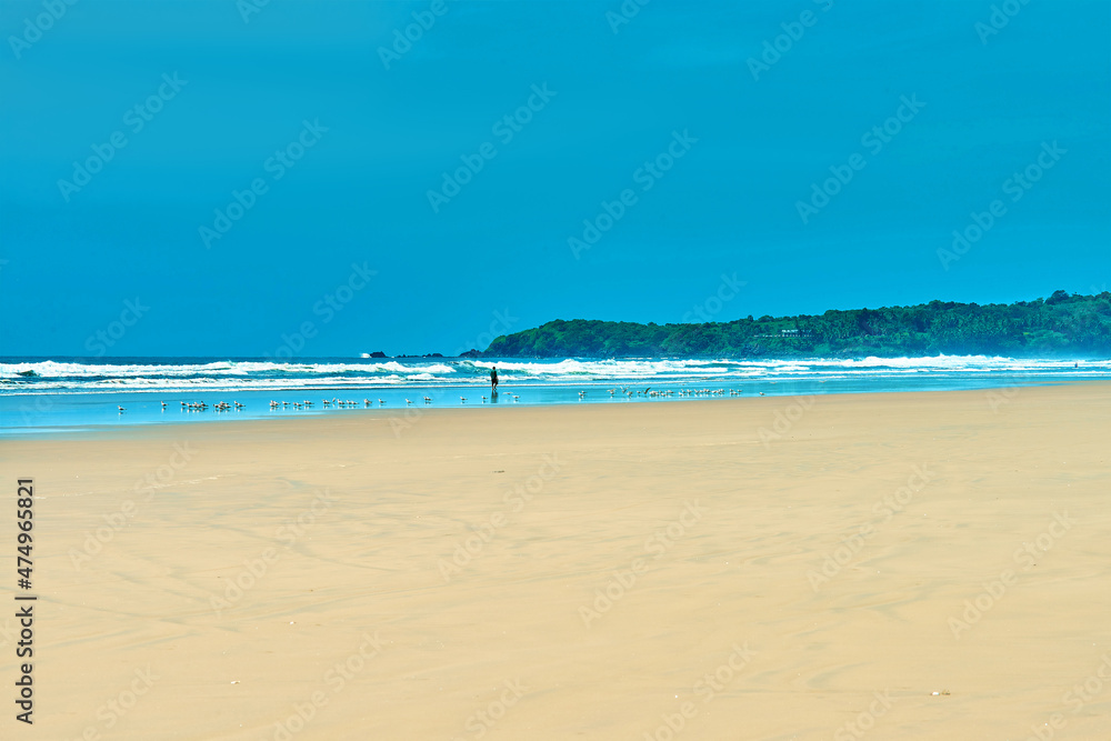 El Salvador beach El cuco in San Miguel Central america