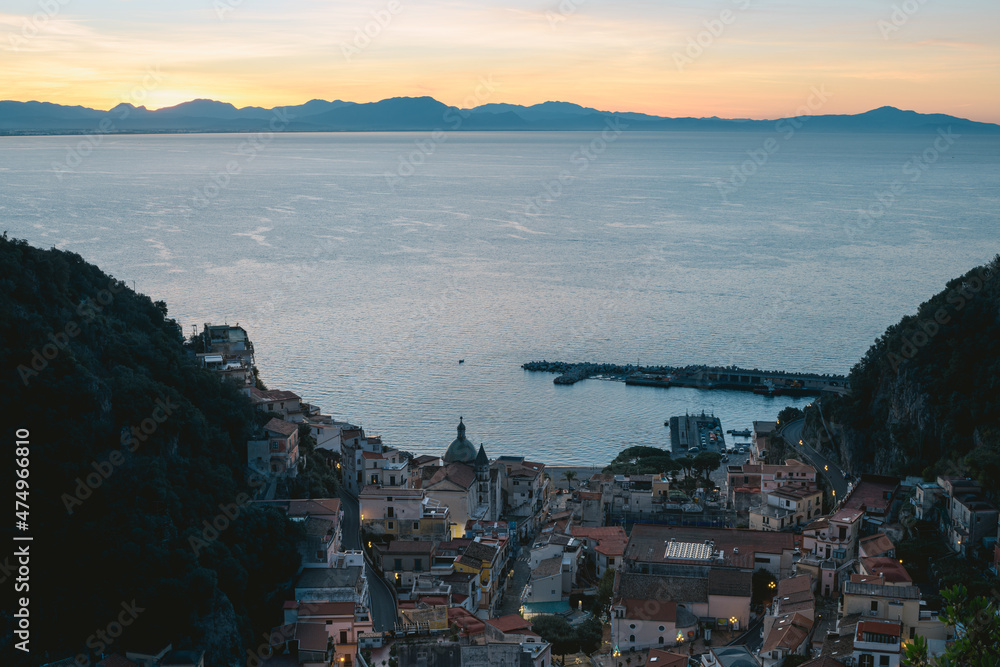 Village of Cetara in Amalfi Coast Italy