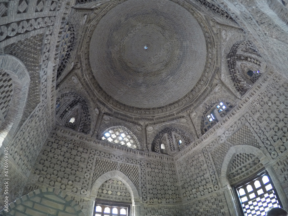 Samanid mausoleum in Bukhara. Uzbekistan..