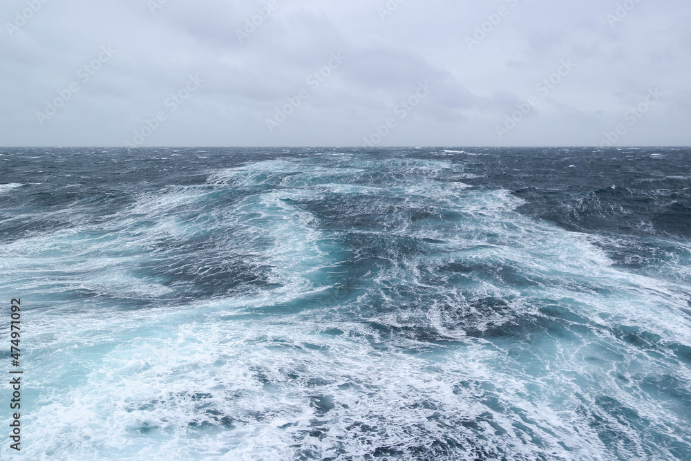 Fototapeta premium storm in the ocean