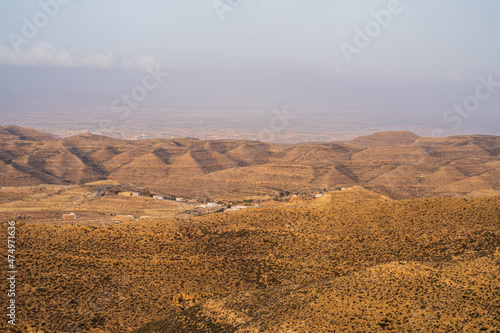 Some view of the Dahar, south region of Tunisia  photo