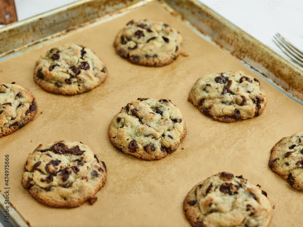 Homemade Chewy Chocolate Chip Cookies Dessert Homemade Chewy Chocolate Chip Cookies Dessert