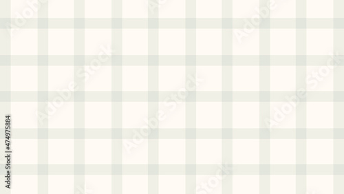 Vector background of grey and tan  lines overlapping and forming squares. Oversize gingham. Abstract, neutral, classic background. Copy space.
